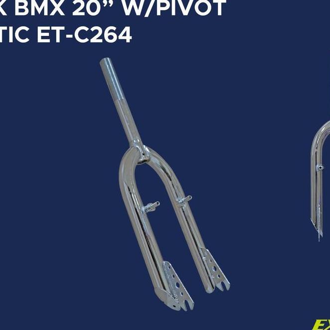 Fork Gau Chrome Exotic Pivot Sepeda 20 Bmx Standar Ada Drat