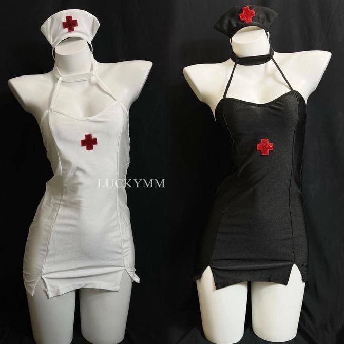 Luckymm Baju Cosplay Wanita Dewasa / Baju Suster Nurse Wanita 430