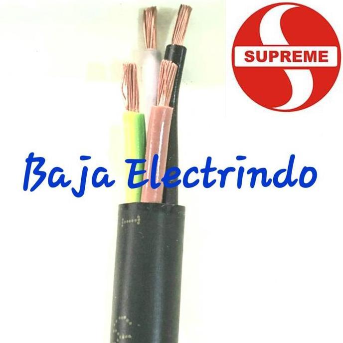 Kabel Serabut isi 4 NYYHY 4X1,5mm SUPREME Roll 100M NYYHY 4X1.5mm 4x1,5 4x1.5 mm Hitam SUPREME