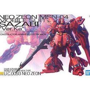 MG Sazabi Ver Ka Bandai Modelkit Plamo