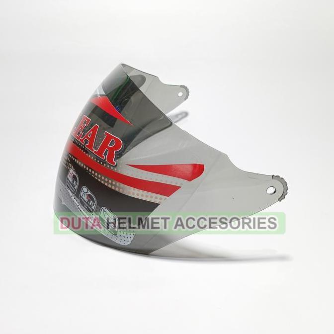 Comet- Kaca Helm Gm Fhter - Visor Helmet Gm Fhter Rna Silver Pelangi Hitam Smock Bening