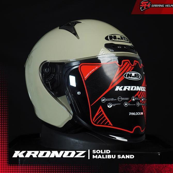Comet- Njs Kronoz Solid - Helm Half Face | Njs | Kronoz | Kronoz Polos | Kronoz | Njs | Helm Polos |