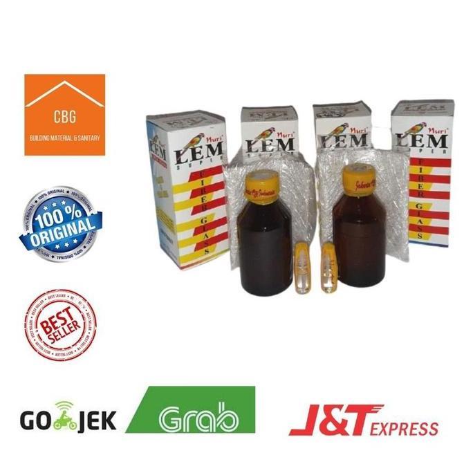 Lem Fiber Glass Nuri (Cairan+Serat)