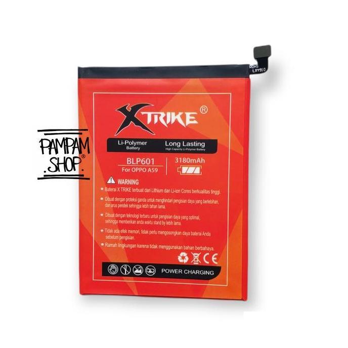 Phone- Xtrike Baterai Double Power Blp601 Compatible For Opp F1S A59 Blp601 Blp 601 Batre Batrai Bat