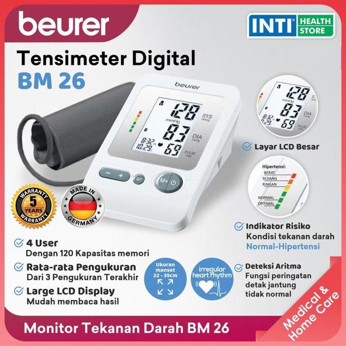 Beurer | Tensimeter Digital BM 26 | Tensi Digital Beurer | Tensimeter