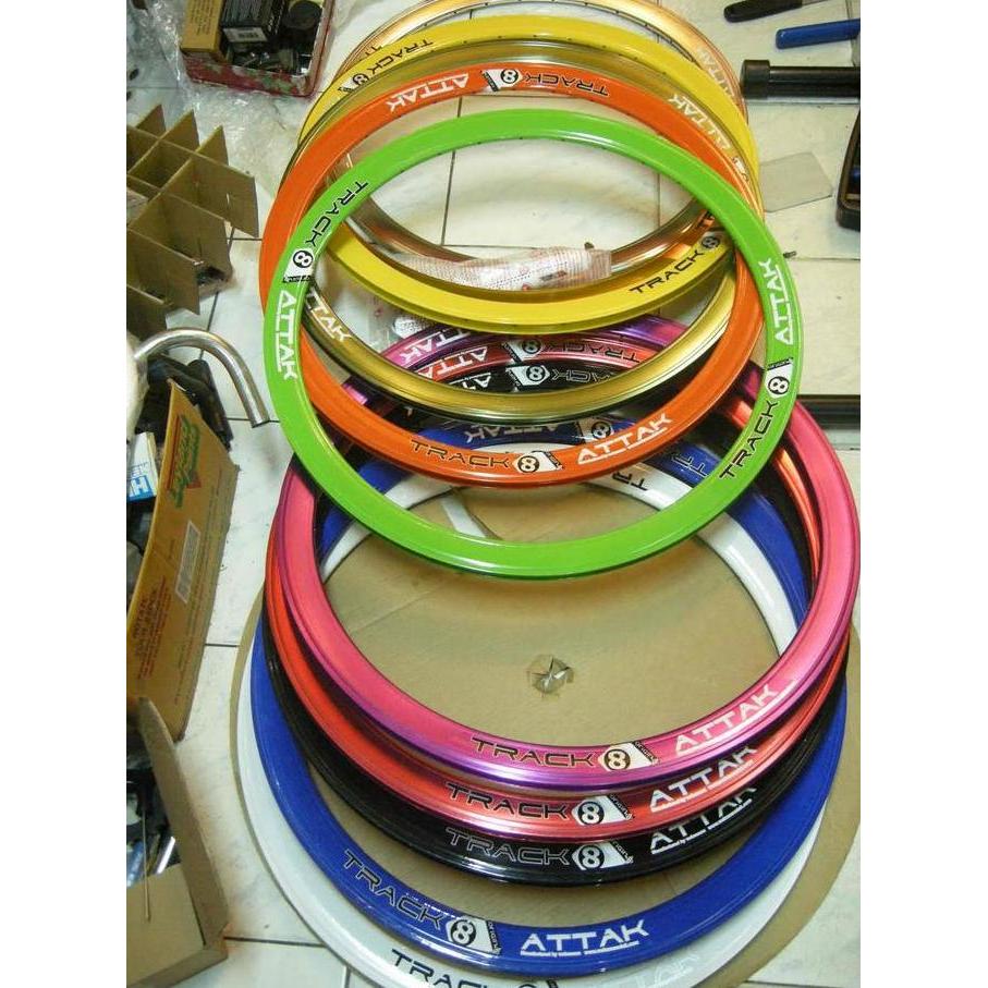 Promo Track Attack Origin 8 Rims Origin8 700c 42mm 32Hole Silver Diskon