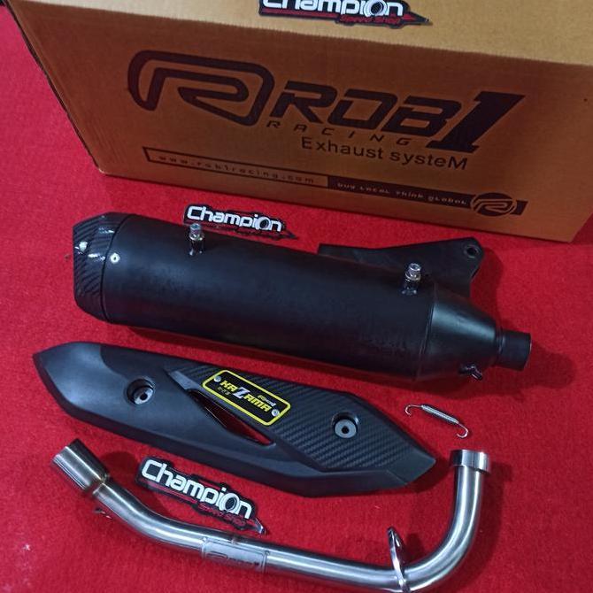 Knalpot Standar Racing ROB1 KAZAMA Mio Sporty Mio Smile Mio Soul Karbu