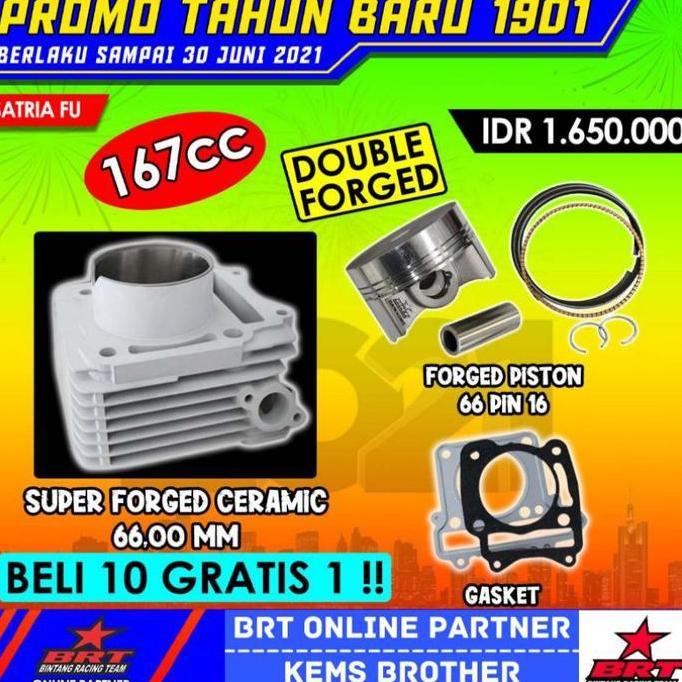 BLOK BRT SATRIA FU PISTON 66MM ORIGINAL BRT