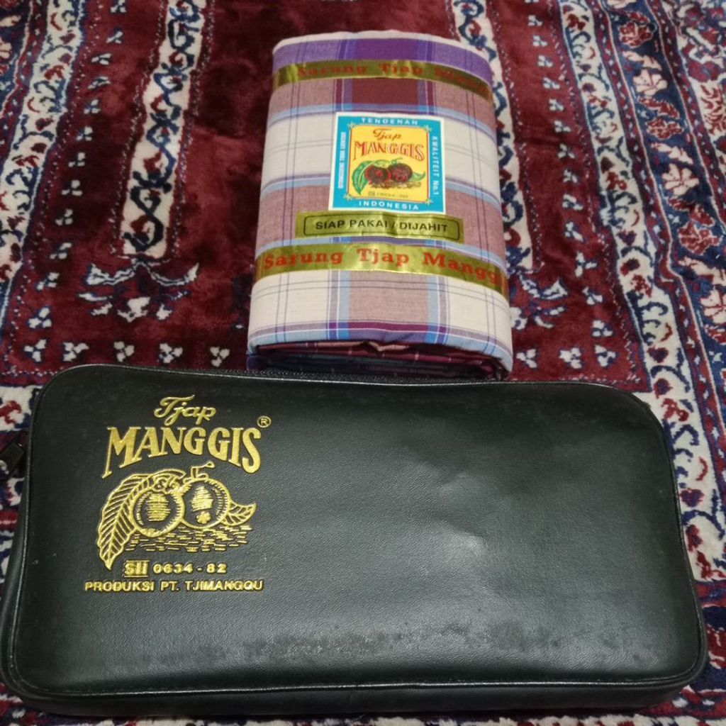 sarung jadul tjap manggis tjimanggu(baru)
