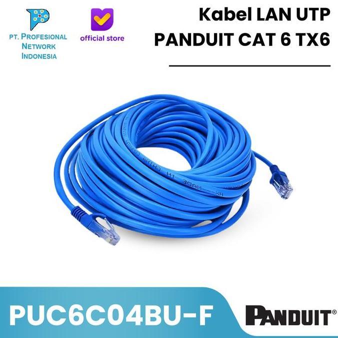 KABEL LAN UTP PANDUIT CAT 6 TX6 PUC6C04BU-F / PANDUIT CAT6 TX6/PANDUIT MURAH