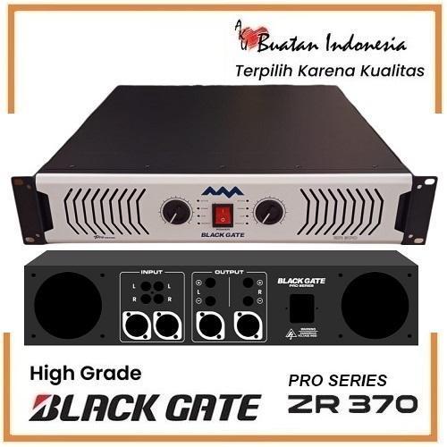 Box Amplifier Profesional BLACK GATE Pro Series ZR 370 Bok Spek Speaker BALAP Audio Sound System ZR-