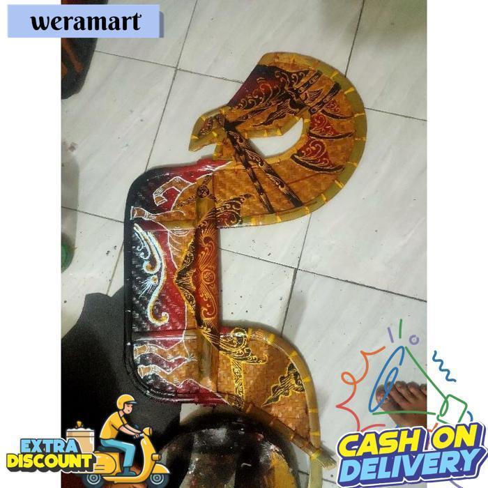 Jaran Gundulan Bambu Anyaman Tanpa Rambut 6/11