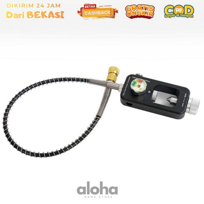 ALHM - Regulator Scuba PCP 40mpa Manometer Besar Valve Pengisian Tabung Scuba High Pressure