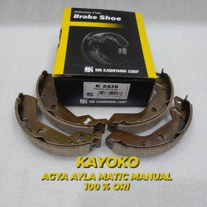 Kampas Rem Belakang Brake Shoe Agya Ayla Matic Manual Mk D2439 Premium