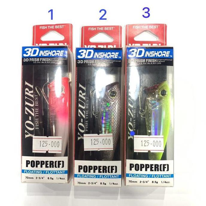// UMPAN YO-ZURI 3D INSHORE POP (F) 70MM | LURE POPPING ''