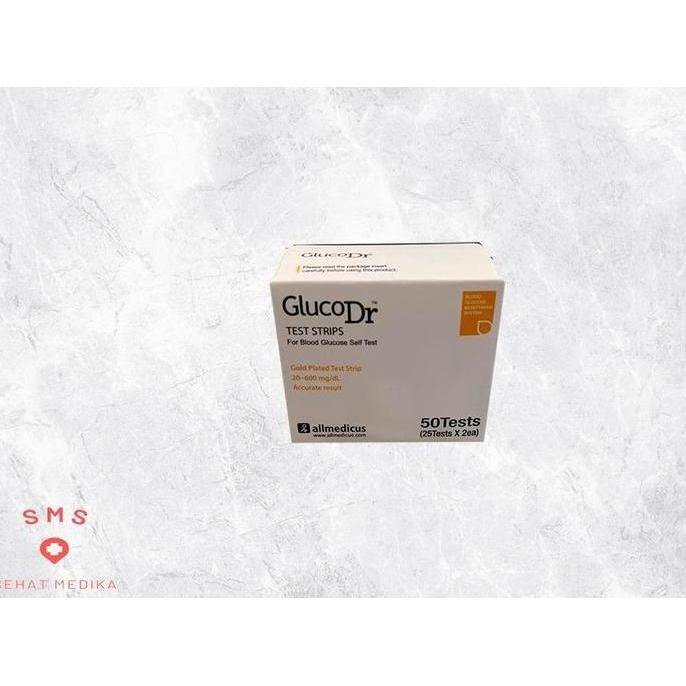 STRIP GLUCO DR / STRIP ALAT CEK GULA DARAH GLUCO DR