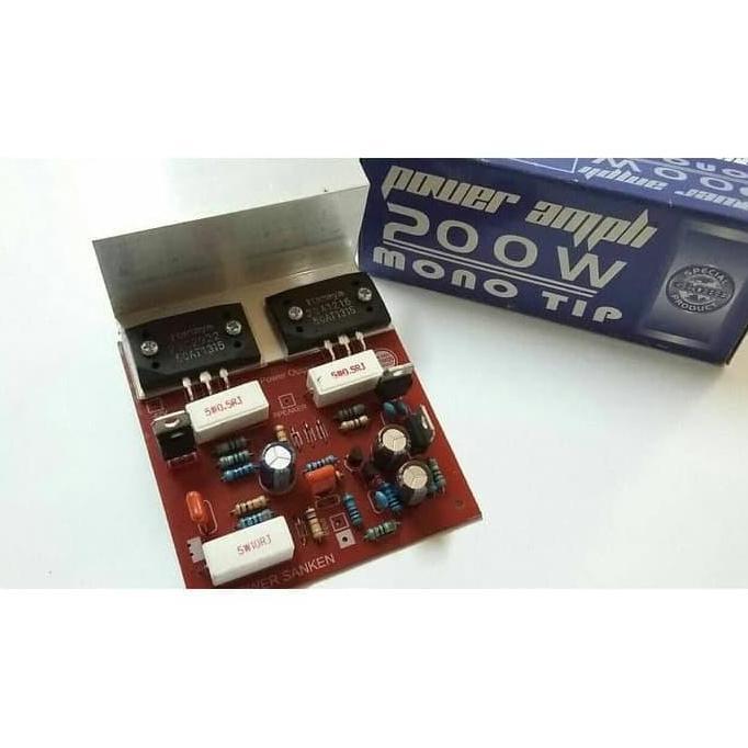 KIT RAKITAN POWER SANKEN MONO 200 WATT MD27