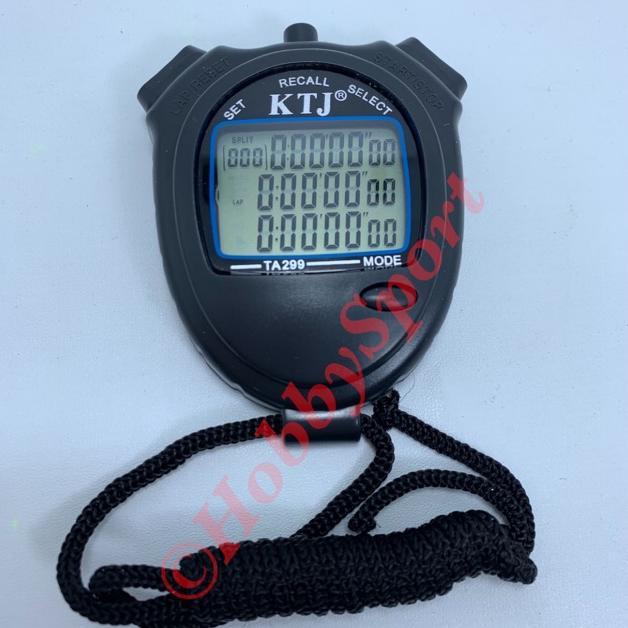 Stopwatch Digital 100 Lap Memories Finish / Alat Pengukur Waktu KTJ