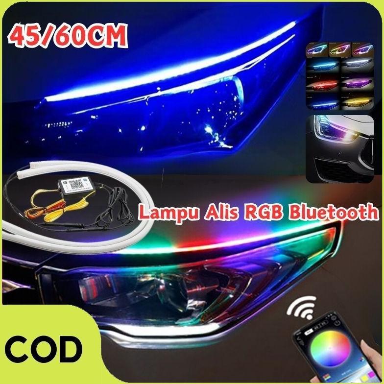 Lampu Neon Flex RGB Remote 60M Lampu Warna Warni LED RGB App Control Sensor Tahan Air Led Alis RGB B