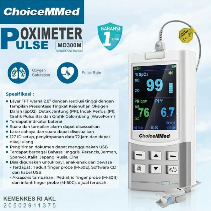 OXIMETER CHOICEMMED MD300M PULSE OXIMETER CHOICEMMED MD300M