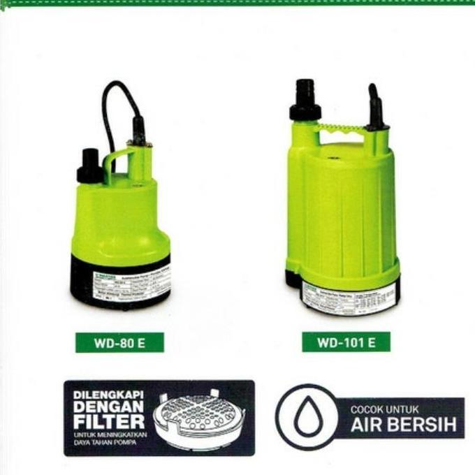 Pompa Celup / Pompa Submersible Pump Wasser Wd 80 E / Wasser Wd80E Terbaru 
