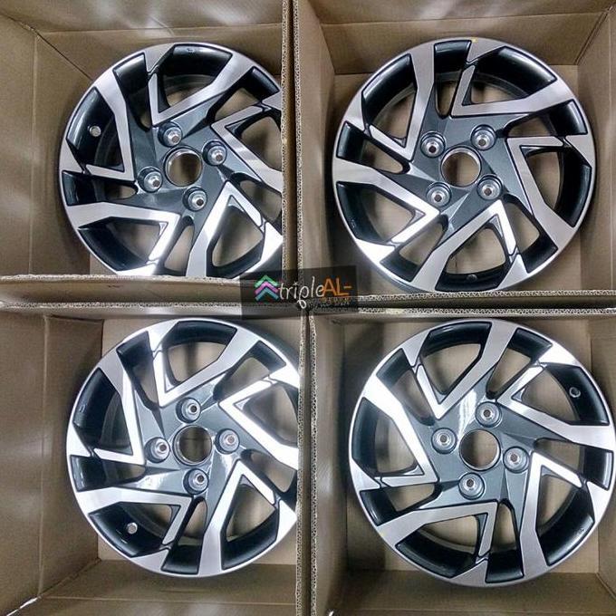 4 pcs-Velg Velek Avanza Veloz 2019 Original Toyota 100%