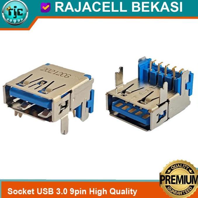 Socket Usb 3.0 Type A Female 9Pin Connector Konektor Usb 3.1 Dip Smd