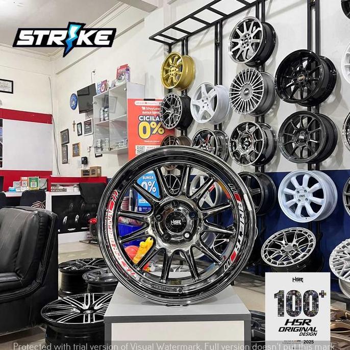 Rekomendasi Velg Innova, Rush, Alphard, Xpander | Velg Celong R18 | Velg Hsr Ameth R18 H5x114 Black 