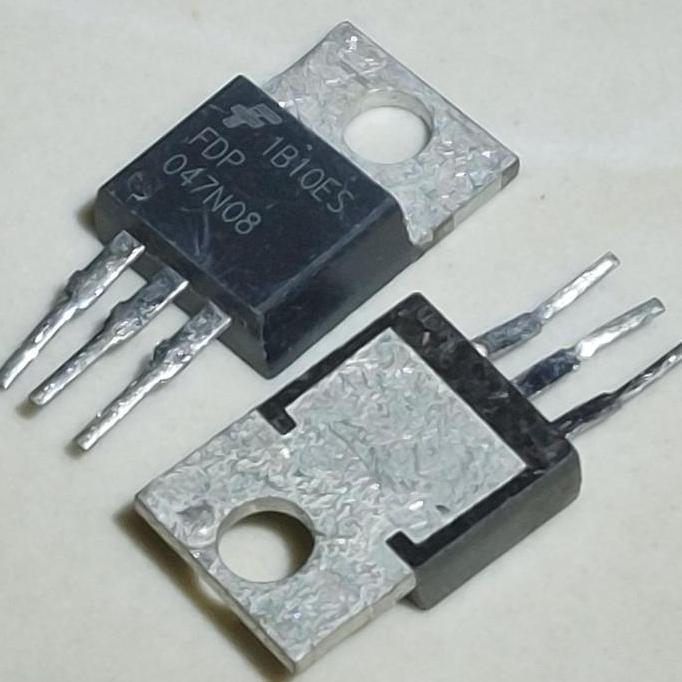 2 BUAH 2PCS FDP 047N08V TO-220 047N08 FDP047N08 FDP047N08V TRANSISTOR MOSFET FET 75V 164A FCHILD ON 