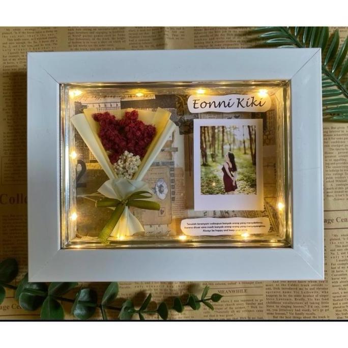 Dried flower 13x18cm  kado ultah cewe kado wisuda pacar hadiah valentine kado valentine kado pernika