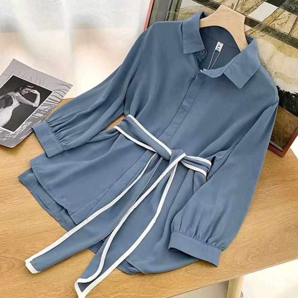 Cuci Gudang Atasan Mutia Blouse Shirt Kemeja Wanita