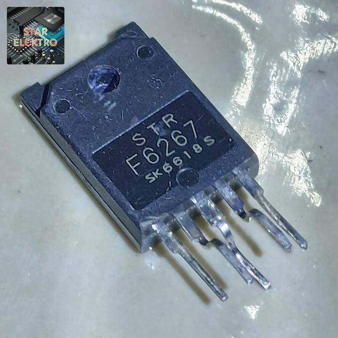 STR F6267 TO-3PF-5 STRF6267 STRF 6267 SANKEN IC POWER SUPPLY REGULATOR SWITCHING TRANSISTOR TV SK SE