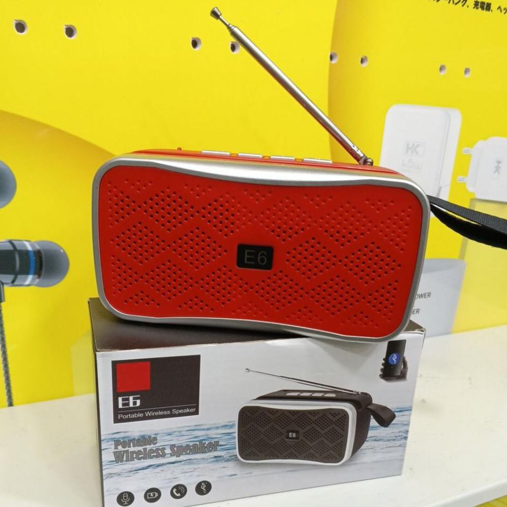 HOT PRODUCT SPEAKER BLUETOOTH E6 PORTABLE WIRELESS