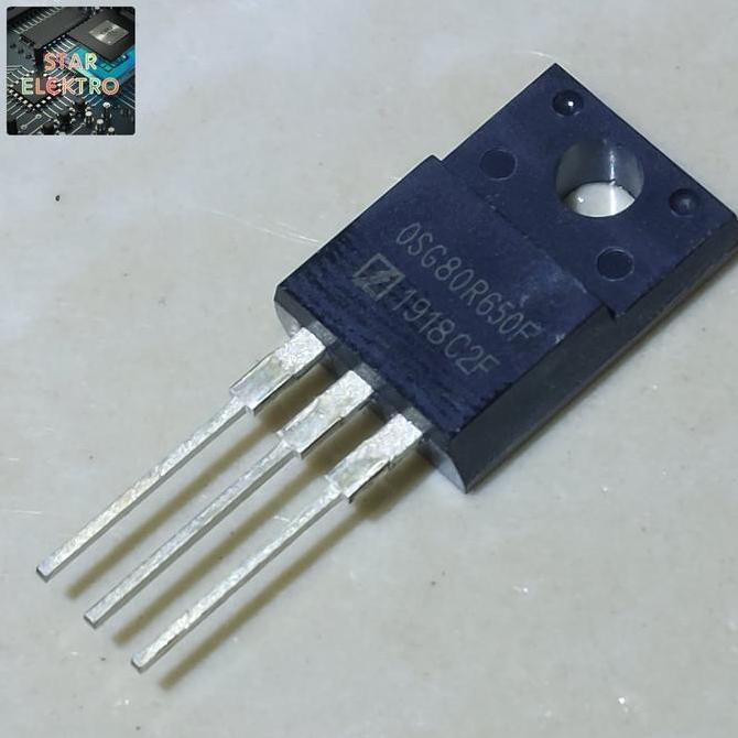 OSG80R650F TO-220F ORIENTALSEMI OSG80R650 0SG80R650F OSG 80R650 MOSFET GREENMOS 8A 800V TRANSISTOR F