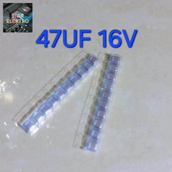47UF 16V SMD 1210 3225 MULTILAYER KAPASITOR CAPACITOR X7R 47 MIKRO 16 VOLT CERAMIC MLCC KERAMIK SE27