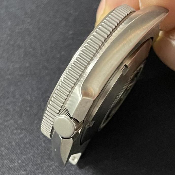 Titanium turtle 6105 diving watch case modified Seiko NH35A