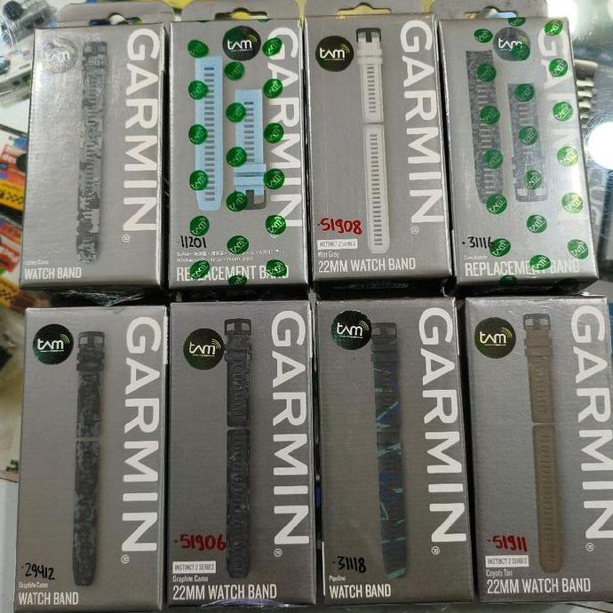 GARMIN 22MM Watch Band INSTINCT 2 / INSTINCT 1 ORI strap jam tangan