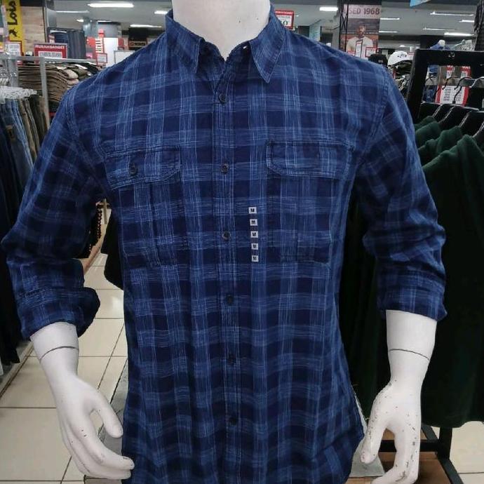 kemeja Gabrielle original slimfit warna biru
