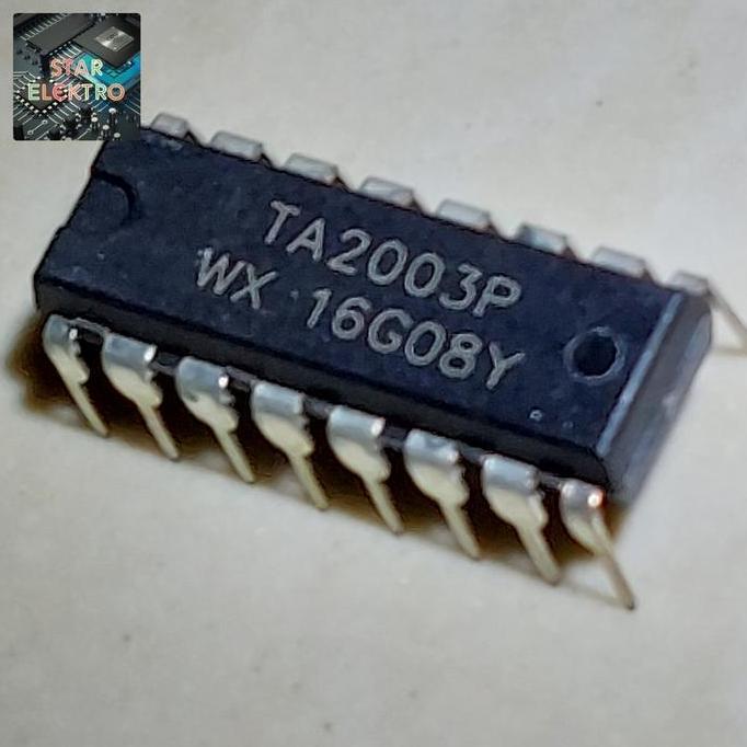 TA2003P DIP-16 TA2003 P TA 2003 TA2003F IC RADIO AM IFT FM DETECTOR KOMPONEN SE27