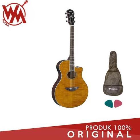 Yamaha APX600FM AMB APX600 FM AMB APX 600FM Gitar Akustik Elektrik Free Softcase + 2 pick