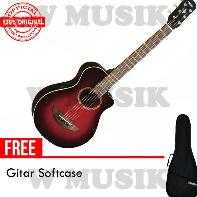 Yamaha Gitar (3/4) APX T2 / APXT2 / APX-T2 - DRB + Softcase