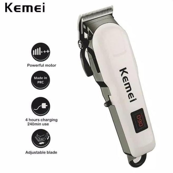Alat Mesin Cukur Rambut Rechargeable Kemei KM-809A / KM809A / KM 809A