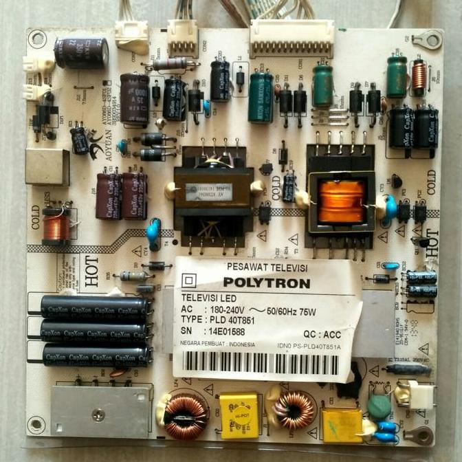 power supply Polytron - PLD 40T851 - regulator - PSU PLD 40T851