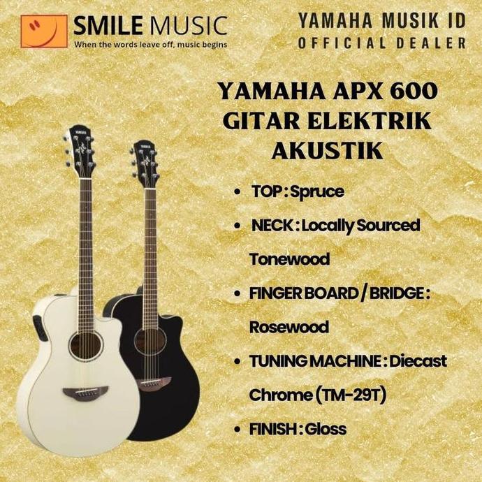 Yamaha APX600 Gitar Akustik Elektrik / Yamaha APX 600 / Gitar Akustik Elektrik APX 600