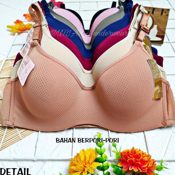 Bra Kawat Cup Full 34-38 Tally 2670 Cup A-B/ Bra Cup Full Bahan Berpori-Pori Tally 2670