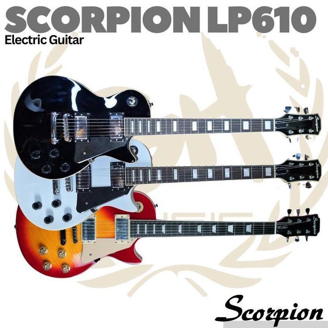 Scorpion LP610 Electric Guitar | Gitar Listrik Elektrik Les Paul LP-610