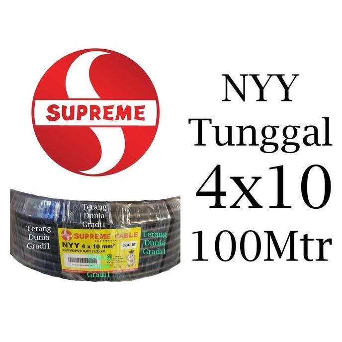 Kabel Tufur 4x10mm 1 rol 100meter Kabel Supreme 4x10mm Kabel Supreme Tufur 4x10 Kabel 4x10 Kabel NYY