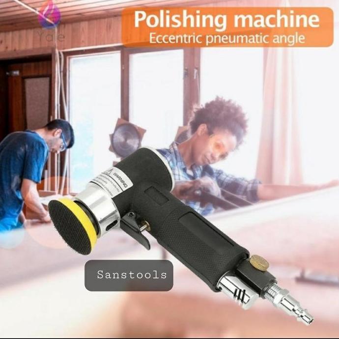 Power- Mini Pneumatic Air Orbital Sander 2" / Mesin Poles Amplas Angin