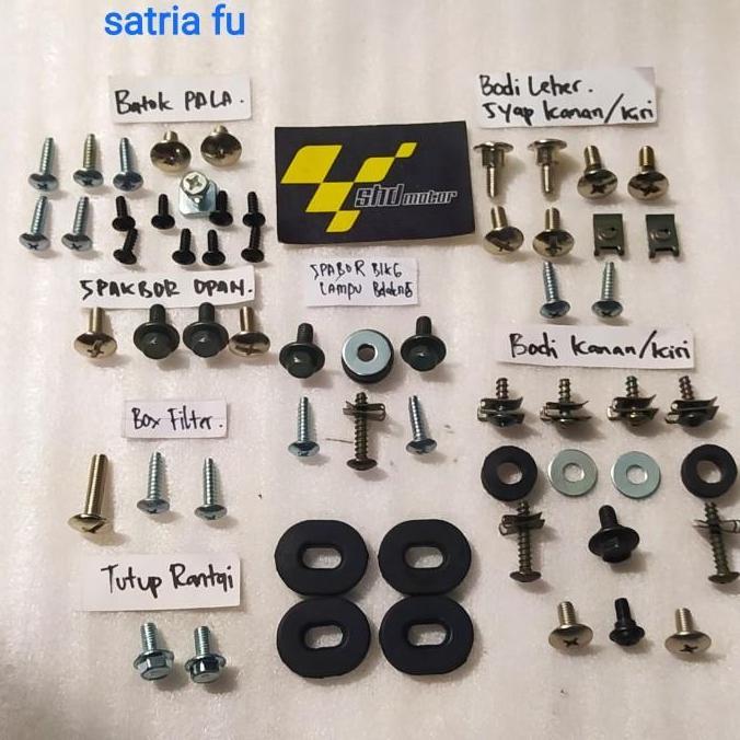 Baut Fullset Body Satria Fu Motorcycle Car