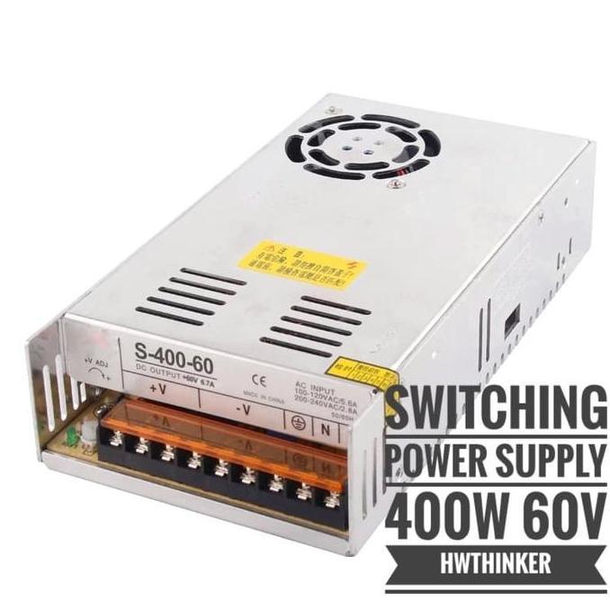 SWITCHING POWER SUPPLY 400W 60V 6.6A S400 S-400-60 FOR RD6006/RD6006-W